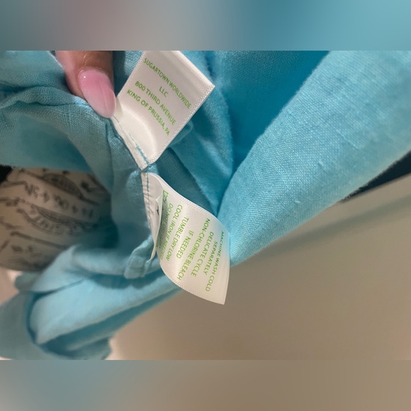 Lilly Pulitzer Sea View Linen Button Down Top - Picture 11 of 13